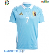 Camisa de time de futebol Bélgica Kevin De Bruyne #7 Replicas 2º Equipamento Europeu 2024 Manga Curta